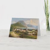 Een Uitzicht van Gmunden | Johann Wilhelm Jankowsk Kaart (Voorkant)