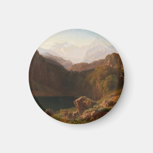 Een Uitzicht van Grossglockner uit Kals Magneet (Voorkant)