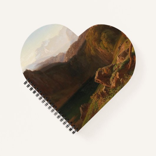 Een Uitzicht van Grossglockner uit Kals Notitieboek (Voorkant)