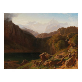 Een Uitzicht van Grossglockner uit Kals Perfect Poster