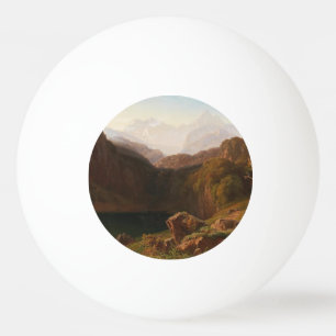 Een Uitzicht van Grossglockner uit Kals Pingpongbal