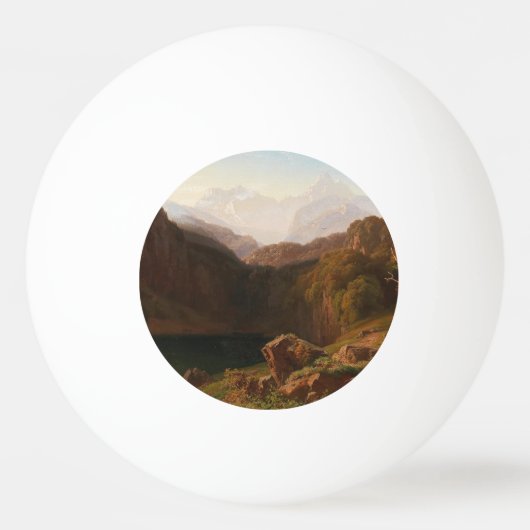 Een Uitzicht van Grossglockner uit Kals Pingpongbal (Voorkant)