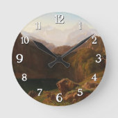 Een Uitzicht van Grossglockner uit Kals Ronde Klok (Voorkant)