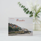 Een Uitzicht van Guaiaquil Ecuador Briefkaart (Staand voorkant)