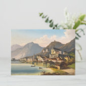 Een Uitzicht van Hallstatt | Johann Wilhelm Jankow (Staand voorkant)