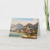 Een Uitzicht van Hallstatt | Johann Wilhelm Jankow Kaart (Voorkant)