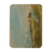 Een Uitzicht van Hampstead Heath, met figuren rond Magneet (Verticaal)