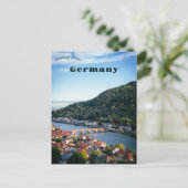 Een Uitzicht van Heidelberg Duitsland Briefkaart (Staand voorkant)