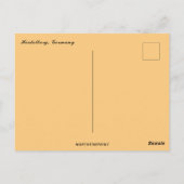 Een Uitzicht van Heidelberg Duitsland Briefkaart (Achterkant)