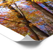 Een Uitzicht van Herfst Poster (Hoek)