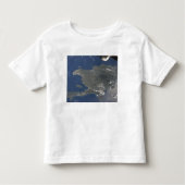 Een uitzicht van het Caribische eiland Hispaniola Kinder Shirts (Voorkant)