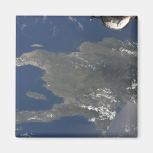 Een uitzicht van het Caribische eiland Hispaniola Magneet