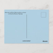 Een Uitzicht van het centrum Laramie Wyoming Briefkaart (Achterkant)