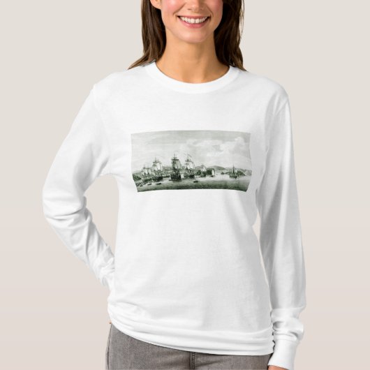 Een Uitzicht van het eiland Saint Lucie T-shirt (Voorkant)