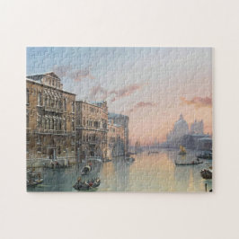 een Uitzicht van het Grote Kanaal, Venetië, Legpuzzel