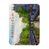 Een uitzicht van het kanaal bij Oudekerk. Magneet (Verticaal)