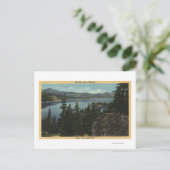 Een Uitzicht van het meer van Castle Rock Briefkaart (Staand voorkant)