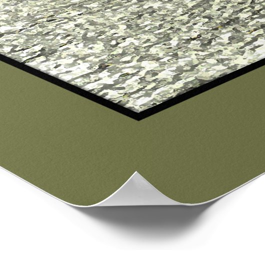 Een Uitzicht van het oog (kleur) Poster (Hoek)