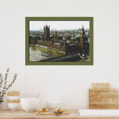 Een Uitzicht van het oog (kleur) Poster (Keuken)