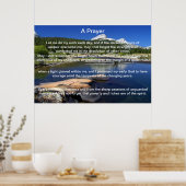 Een Uitzicht van het Praybergebergte Posters (Keuken)