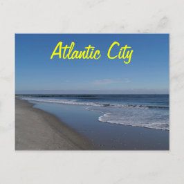 Een uitzicht van het strand in Atlantic City Briefkaart