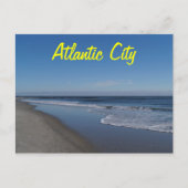 Een uitzicht van het strand in Atlantic City Briefkaart (Voorkant)