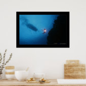 Een Uitzicht van hieronder Poster (Keuken)