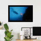 Een Uitzicht van hieronder Poster (Thuiskantoor)