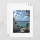 Een Uitzicht van Honolulu Briefkaart (Voorkant / Achterkant)