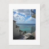 Een Uitzicht van Honolulu Briefkaart (Voorkant)
