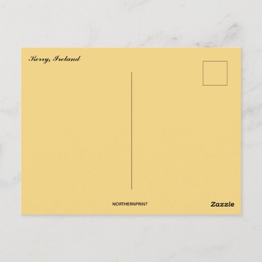 Een Uitzicht van Kerry Ireland Briefkaart (Achterkant)