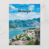 Een Uitzicht van Kotor Montenegro Briefkaart (Voorkant)