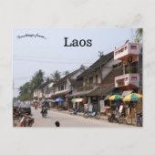 Een Uitzicht van Laos Briefkaart (Voorkant)