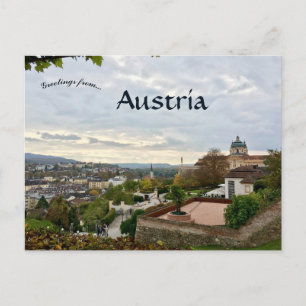 Een Uitzicht van Melk Austria Briefkaart