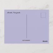 Een Uitzicht van Mérida Venezuela Briefkaart (Achterkant)