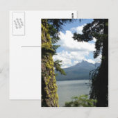 Een uitzicht van Mt. Thielsen over het Diamond Lak Briefkaart (Voorkant / Achterkant)
