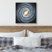 Een uitzicht van onze melkweg. canvas afdruk (Insitu (Slaapkamer))