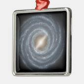 Een uitzicht van onze melkweg. metalen ornament (Links)