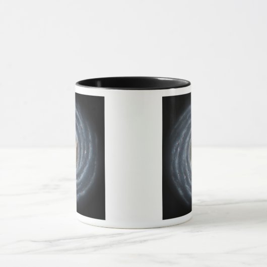 Een uitzicht van onze melkweg. mok (Midden)