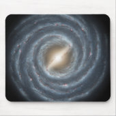 Een uitzicht van onze melkweg. muismat (Voorkant)