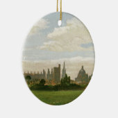 Een Uitzicht van Oxford (olie op karton) Keramisch Ornament (Rechts)