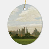 Een Uitzicht van Oxford (olie op karton) Keramisch Ornament (Links)
