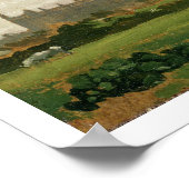 Een Uitzicht van Oxford (olie op karton) Poster (Hoek)