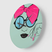 Een Uitzicht van Parijs overmaats Bow Face Grote Klok (Hoek)