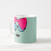 Een Uitzicht van Parijs overmaats Bow Face Koffiemok (Voorkant links)