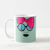 Een Uitzicht van Parijs overmaats Bow Face Koffiemok (Links)