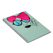 Een Uitzicht van Parijs overmaats Bow Face Notitieboek (Rechterzijde)