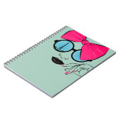 Een Uitzicht van Parijs overmaats Bow Face Notitieboek (Linkerzijde)