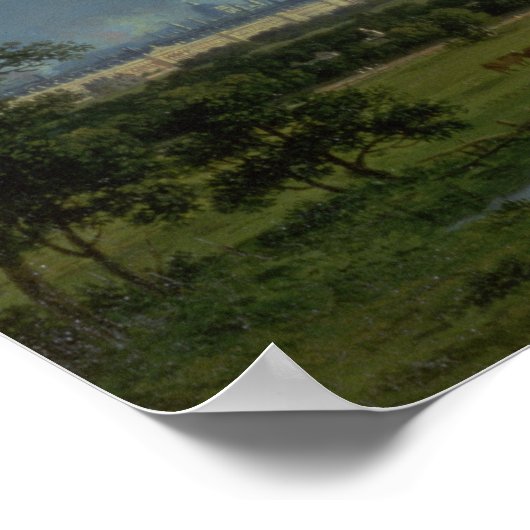 Een Uitzicht van Regent's Park Poster (Hoek)