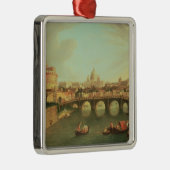 Een Uitzicht van Rome Metalen Ornament (Rechts)
